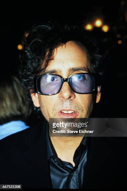 Tim Burton at premiere of Planet of the Apes, New York, New York, July 23, 2001.