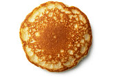 Breakfast: Pancake Isolated on White  Background