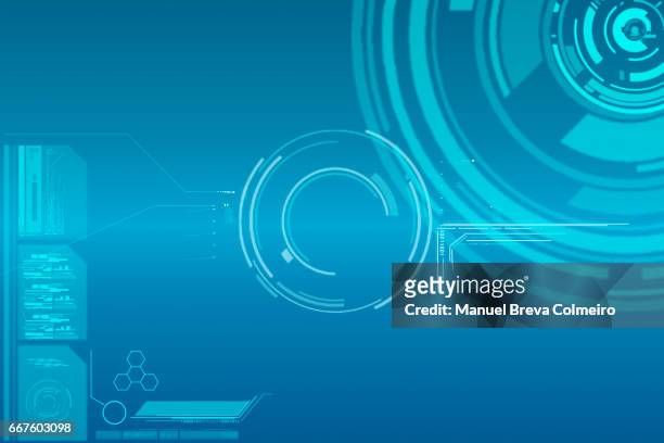technological background - graphical user interface stock illustrations