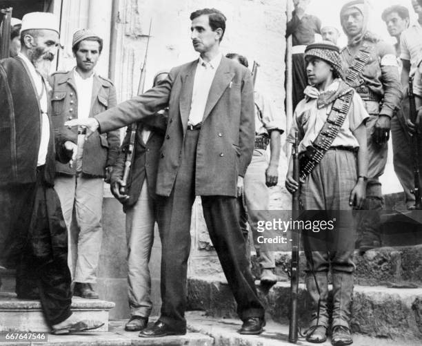 Late Lebanese Druze leader Kamal Jumblatt of the Progressive... Photo d'actualité - Getty Images