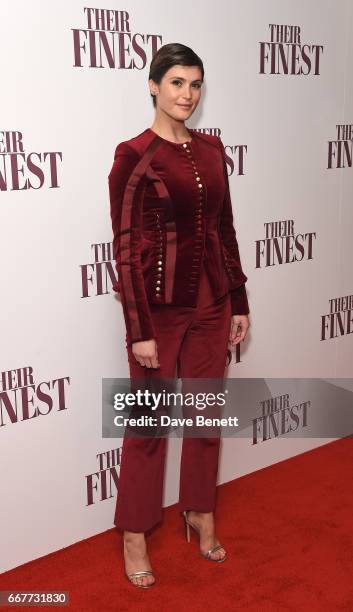 Gemma Arterton attends a special screening of "Their Finest" at the BFI Southbank on April 12, 2017 in London, England.