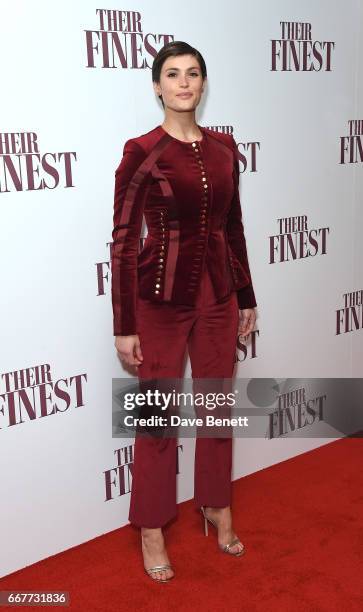 Gemma Arterton attends a special screening of "Their Finest" at the BFI Southbank on April 12, 2017 in London, England.