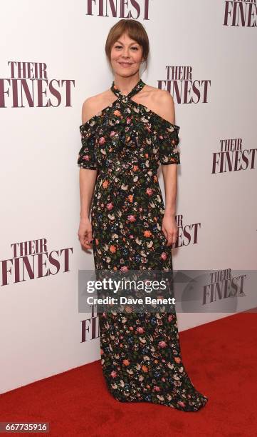 Helen McCrory attends a special screening of "Their Finest" at the BFI Southbank on April 12, 2017 in London, England.