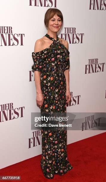 Helen McCrory attends a special screening of "Their Finest" at the BFI Southbank on April 12, 2017 in London, England.