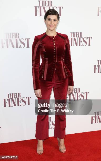Gemma Arterton attends a special presentation screening of "Their Finest" at BFI Southbank on April 12, 2017 in London, United Kingdom.