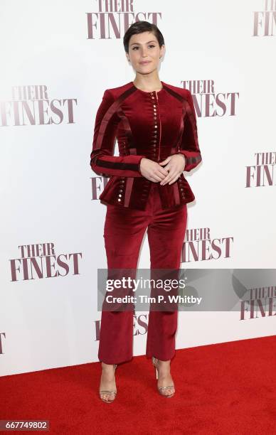 Gemma Arterton attends a special presentation screening of "Their Finest" at BFI Southbank on April 12, 2017 in London, United Kingdom.