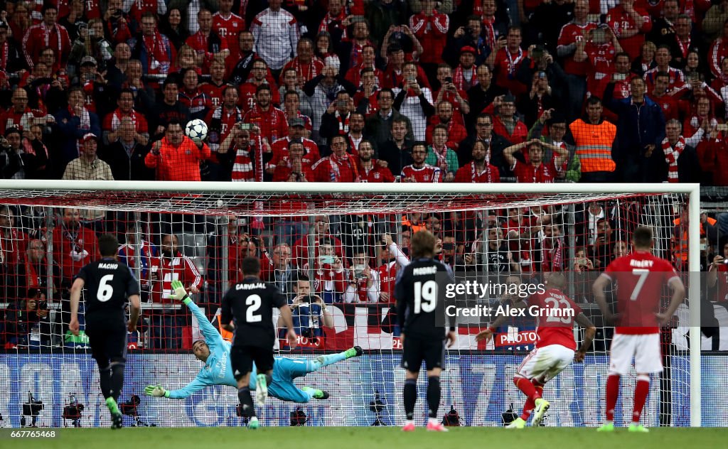 FC Bayern Muenchen v Real Madrid CF - UEFA Champions League Quarter Final: First Leg