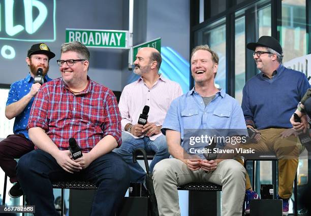 Henry Zebrowski, Casper Kelly, Matt Servitto, Dave Willis and Dana Snyder visit the Build Studio to talk about their adult swim series "Your Pretty...