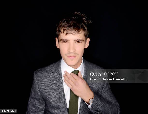 Actor Brenton Thwaites is photographed at CinemaCon for People.com on March 30, 2017 in Las Vegas, Nevada.