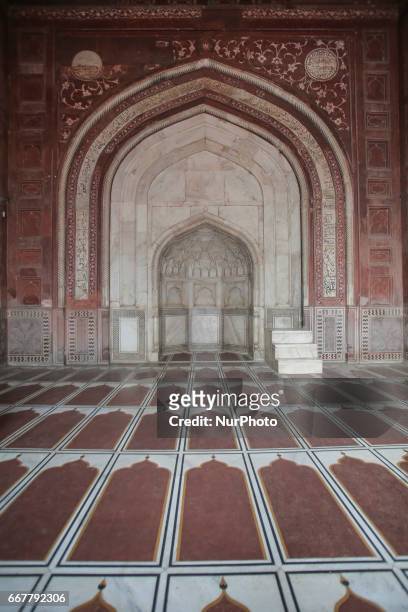 Images around and in the world heritage site and one of the most popular globally tourist attractions, Taj Mahal. Photos are from early morning to...