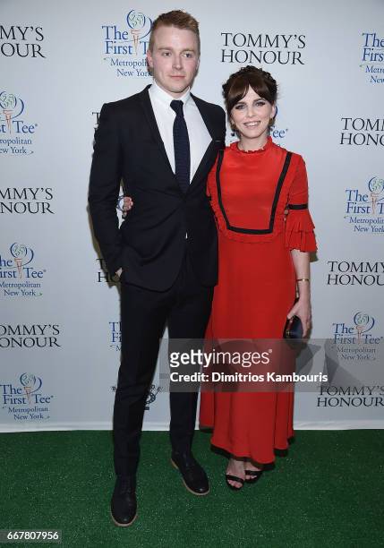 Jack Lowden and Ophelia Lovibond attend "Tommy's Honour" New York Screening at AMC Loews Lincoln Square 13 theater on April 12, 2017 in New York City.
