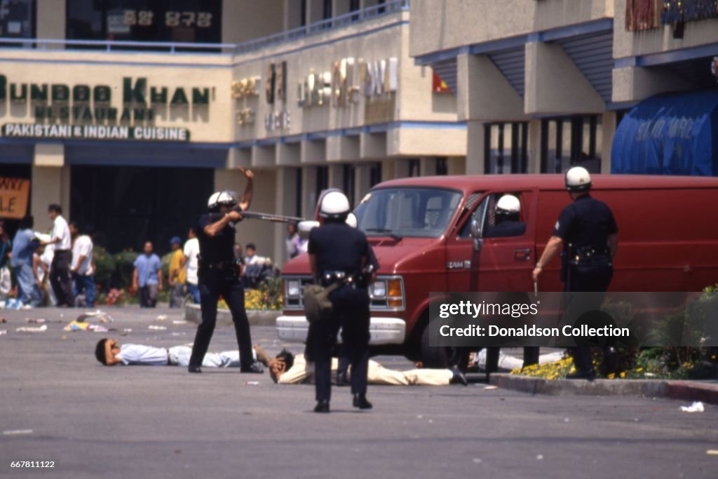 LA Riots in Reaction to the Rodney King Verdict