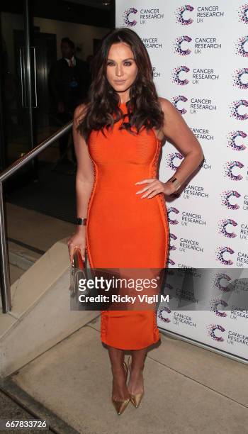 Vicky Pattinson attends James Ingham's Jog-On to Cancer part 5 at Kensington Roof Gardens on April 12, 2017 in London, England.