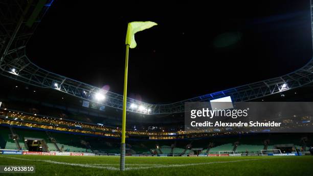 General view of the stadium before the match between Palmeiras of Brazil and Penarol of Uruguay for the Copa Bridgestone Libertadores 2017 at Allianz...