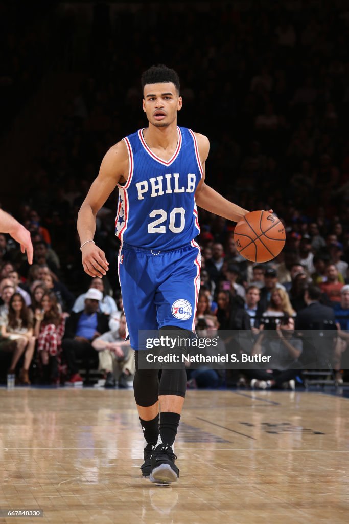 Philadelphia 76ers v New York Knicks