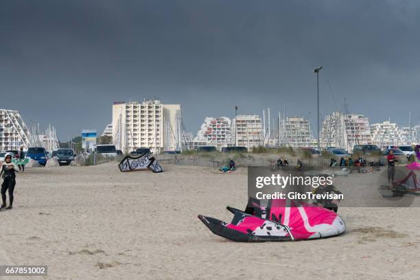 la grande motte, frankrijk, 4 - luogo d'interesse stockfoto's en -beelden