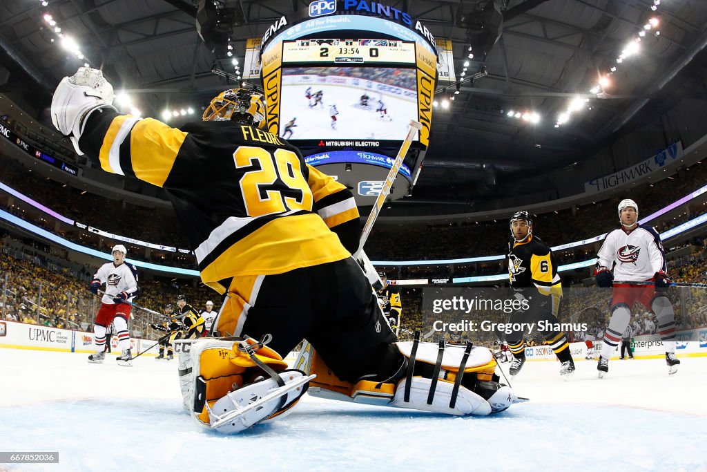 Columbus Blue Jackets v Pittsburgh Penguins - Game One