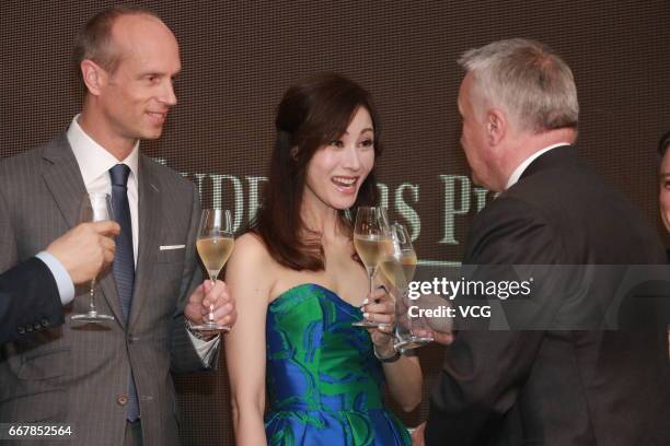 Actress Michele Monique Reis attends the press conference of Audemars Piguet Qeii Cup on April 12, 2017 in Hong Kong, China.