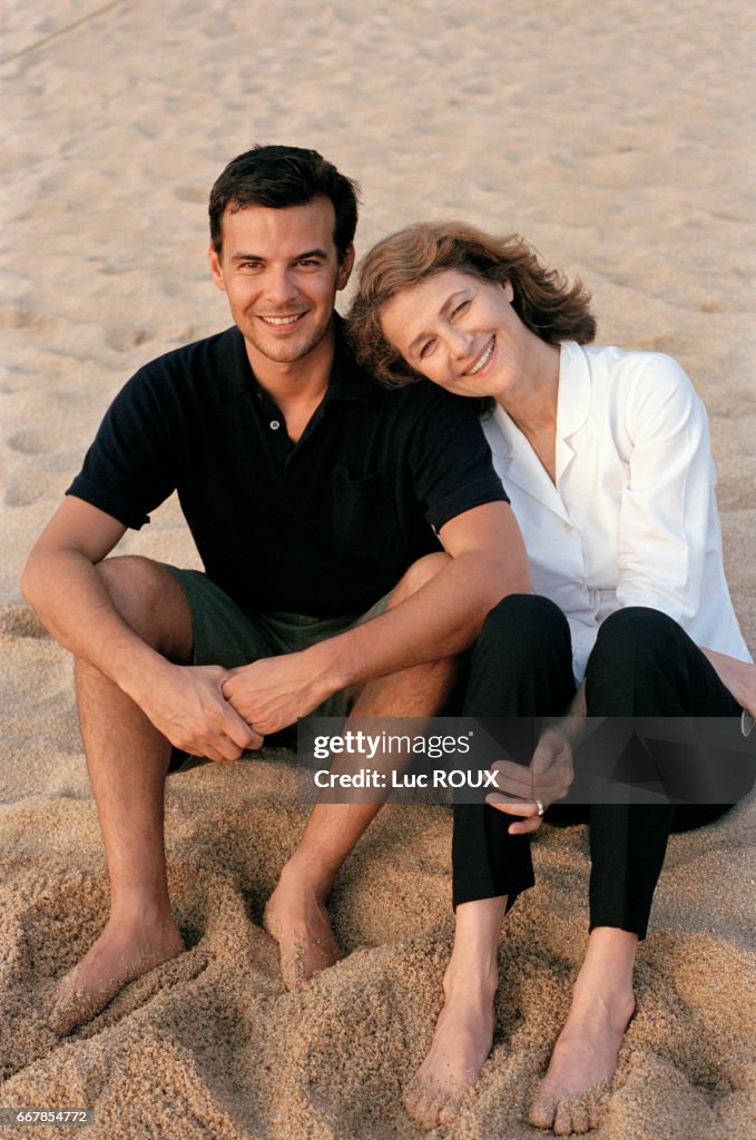 François Ozon with Charlotte Rampling
