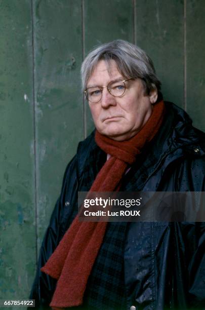 English director Alan Parker on the set of his film Angela's Ashes.