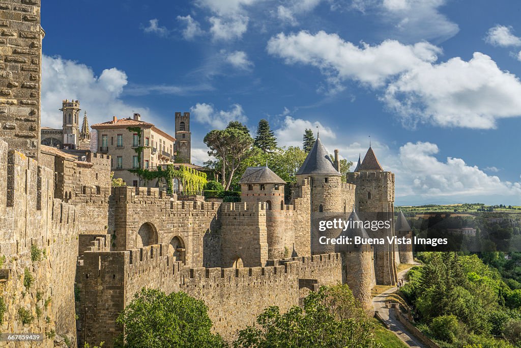 The fortified city of Carcassonne