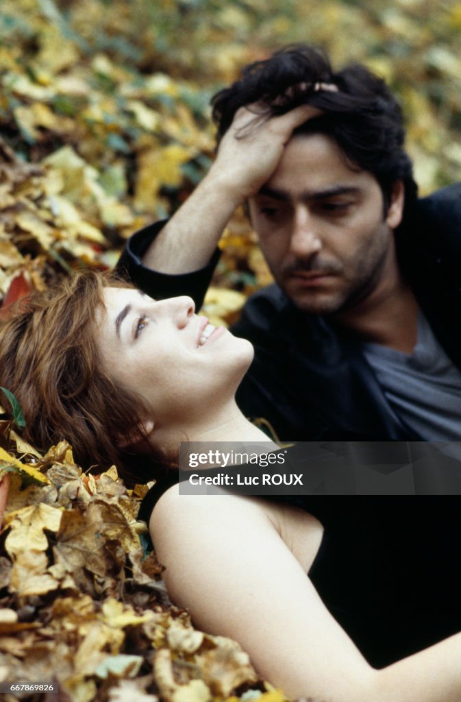 Charlotte Gainsbourg with Yvan Attal