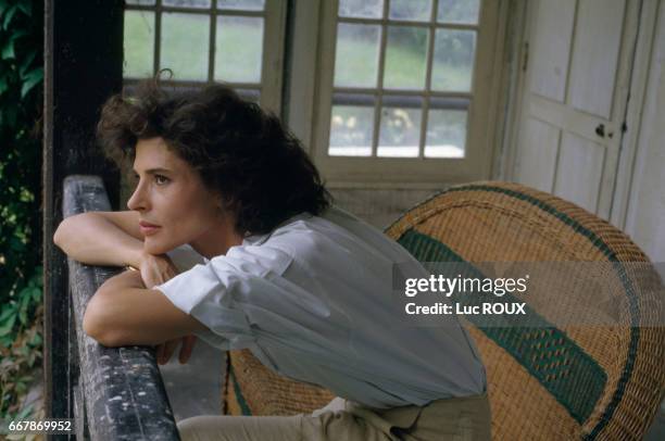 French Actress Fanny Ardant