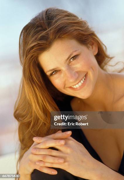 Florence Pernel attends the Cannes Film Festival to support Mauvaise Fille, directed by Regis Franc.