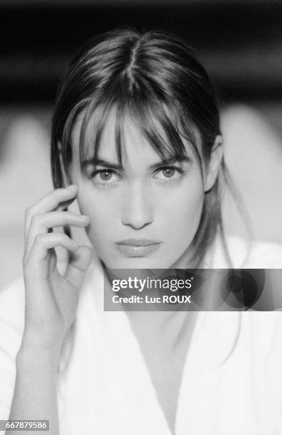French actress Judith Godreche