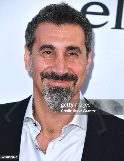 Serj Tankian arrives at the Premiere Of Open Road Films' "The Promise" at TCL Chinese Theatre on April 12, 2017 in Hollywood, California.