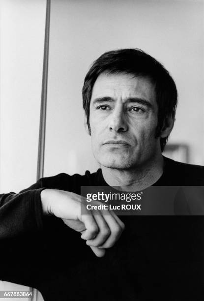 French actor Gerard Lanvin during the promotion of the film Le Gout des Autres , directed by Agnes Jaoui.