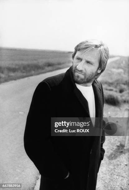 French actor and producer Gerard Depardieu during the filming of the Bruno Nuytten movie Camille Claudel, in which he played the role of French...