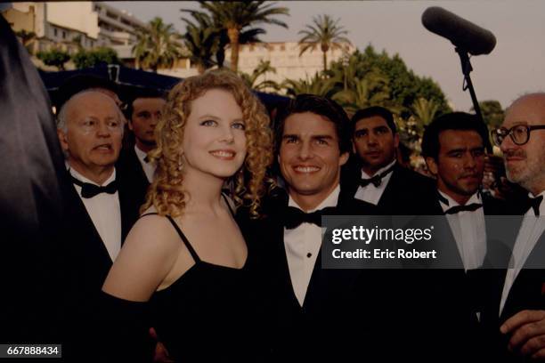 Arrival of Nicole Kidman and Tom Cruise.