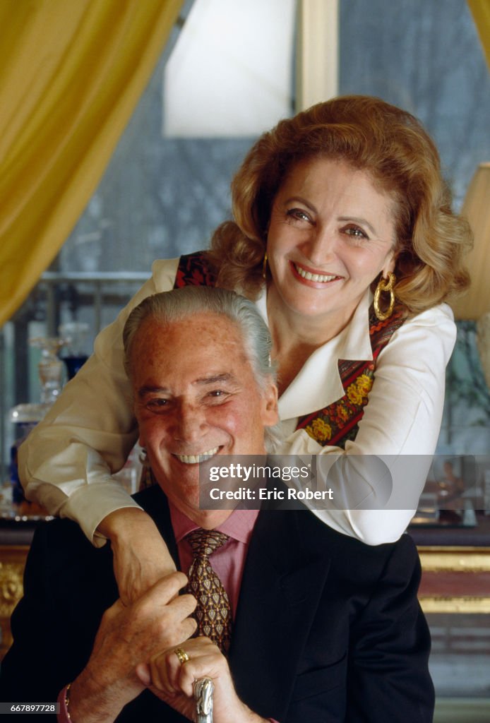 Actor Jose Luis de Villalonga and Wife Sylviane News Photo Getty Images