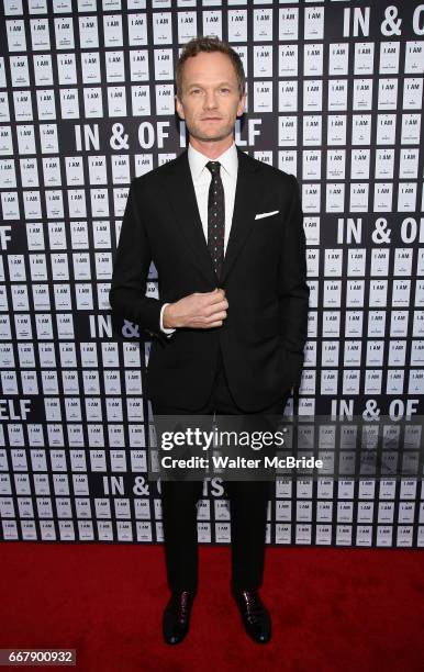 Neil Patrick Harris attends the opening night of 'In & Of Itself' at the Daryl Roth Theatre on April 12, 2017 in New York City.