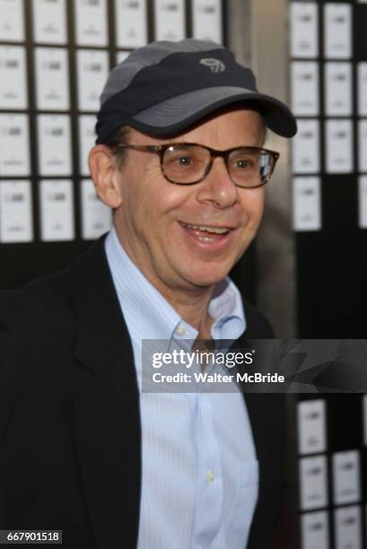 Rick Moranis attends the opening night of 'In & Of Itself' at the Daryl Roth Theatre on April 12, 2017 in New York City.