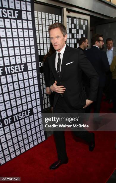 Neil Patrick Harris attends the opening night of 'In & Of Itself' at the Daryl Roth Theatre on April 12, 2017 in New York City.