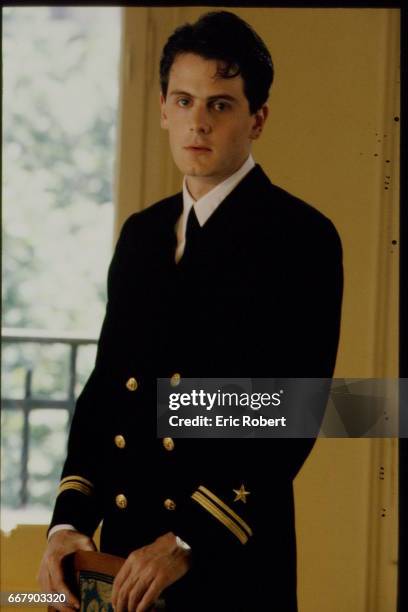 Portrait of American actor Chris Eigeman in the film 'Barcelona' , 1994.
