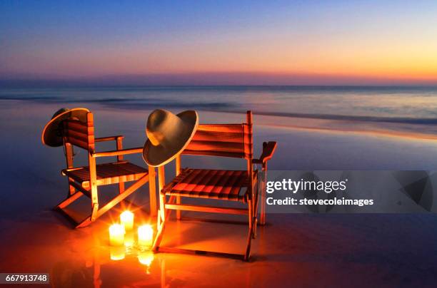 beach chairs - destin stock pictures, royalty-free photos & images