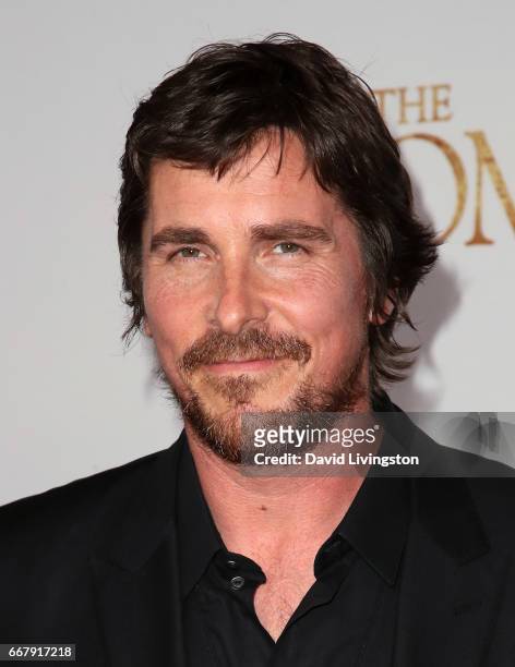 Actor Christian Bale attends the premiere of Open Road Films' "The Promise" at TCL Chinese Theatre on April 12, 2017 in Hollywood, California.
