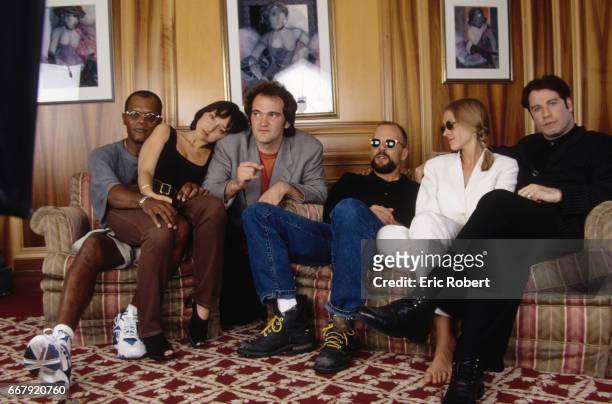THE FILM CREW FROM 'PULP FICTION' IN CANNES