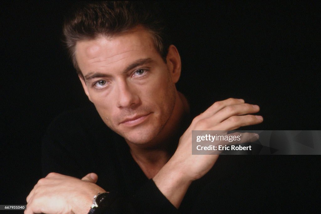 THE ACTOR JEAN CLAUDE VAN DAMME IN PARIS