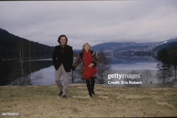 NICOLETTA AND HER FIANCE JEAN CHRISTOPHE MOLINIER