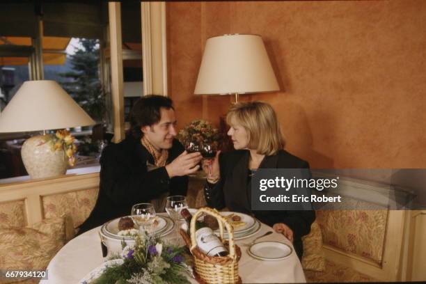 NICOLETTA AND HER FIANCE JEAN CHRISTOPHE MOLINIER