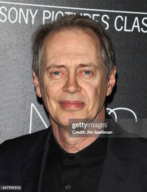 Actor Steve Buscemi attends the screening of Sony Pictures Classics' "Norman" hosted by The Cinema Society with NARS & AVION at the Whitby Hotel on...