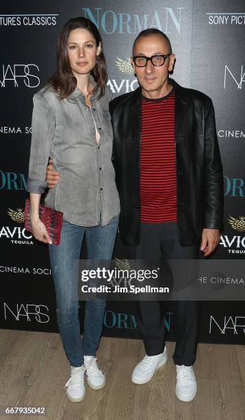 Gilles Mendel attends the screening of Sony Pictures Classics' "Norman" hosted by The Cinema Society with NARS & AVION at the Whitby Hotel on April...