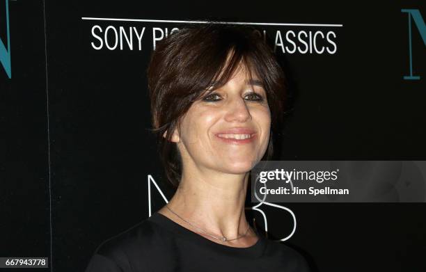 Actress Charlotte Gainsbourg attends the screening of Sony Pictures Classics' "Norman" hosted by The Cinema Society with NARS & AVION at the Whitby...