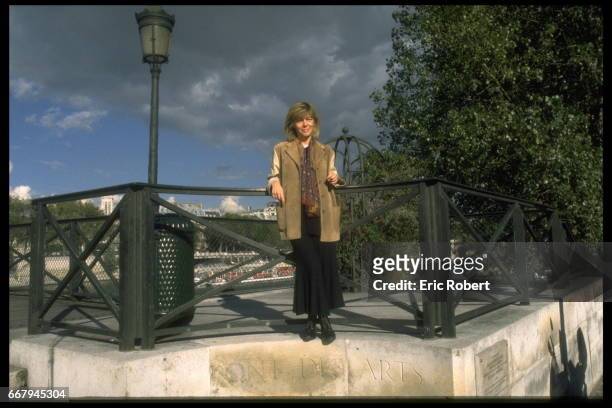 BARBARA MASTROIANNI IN PARIS FOR HER EXHIBITION
