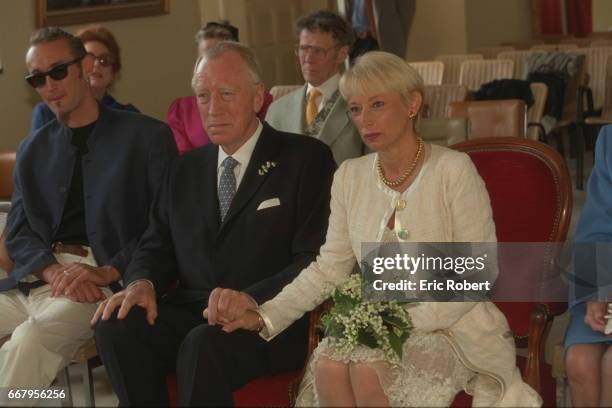 MARRIAGE OF MAX VON SYDOW AND CATHERINE BRELET