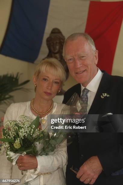 MARRIAGE OF MAX VON SYDOW AND CATHERINE BRELET